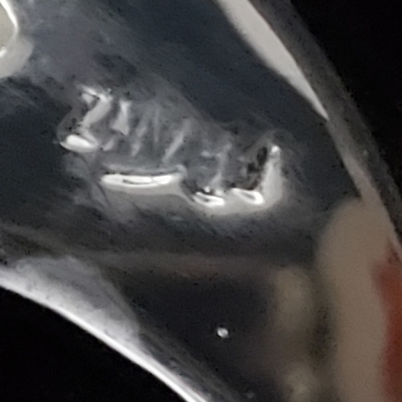 Silver and Yellow Brooch Silver Tone Franz Shell Design - Picture 3 of 4